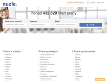 Tablet Screenshot of nuzle.pl